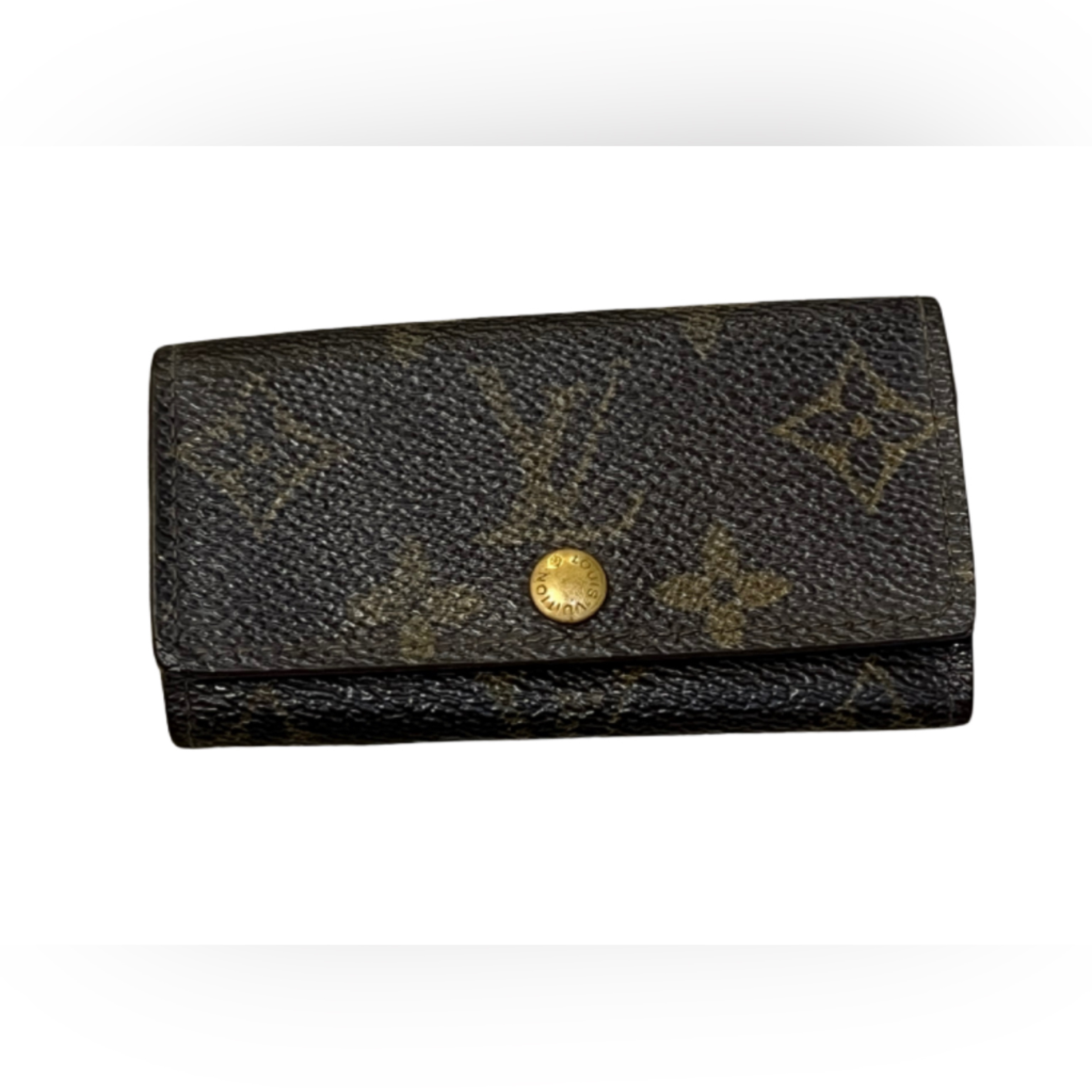 Louis Vuitton Leather 4 Ring Key Holder